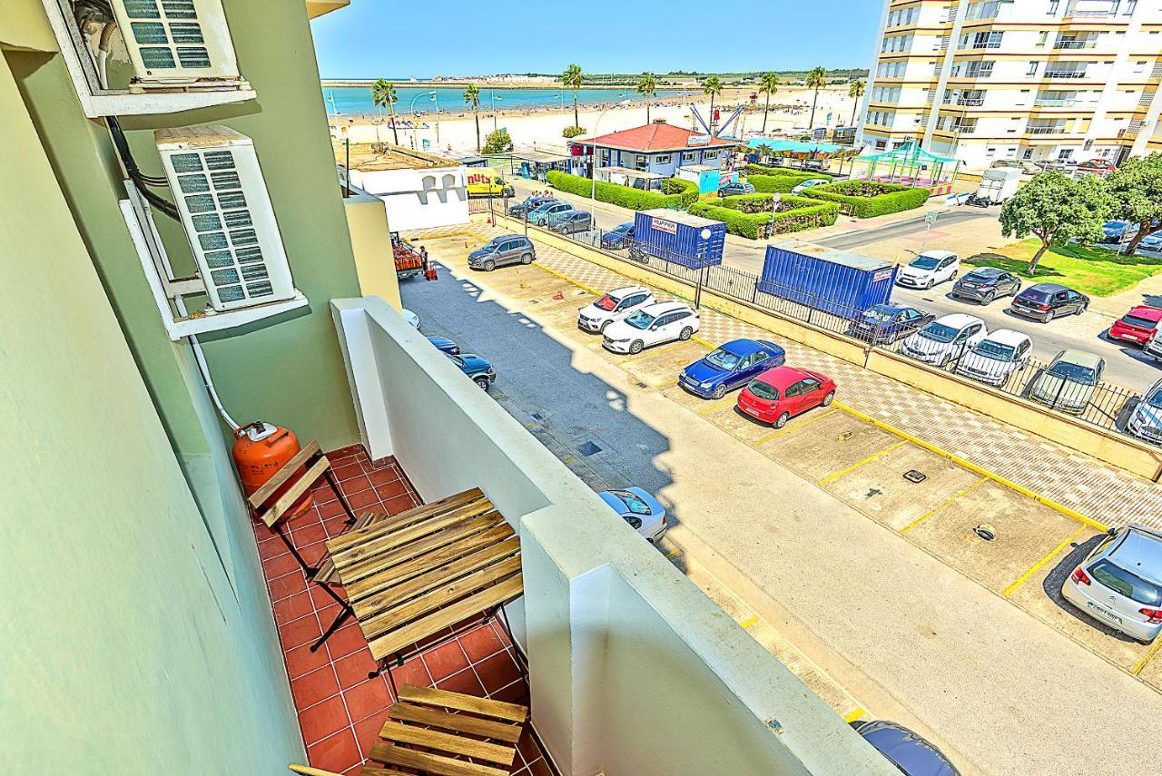 Ocean View Beach Apartment With Pool & Balconies El Puerto de Santa María Esterno foto